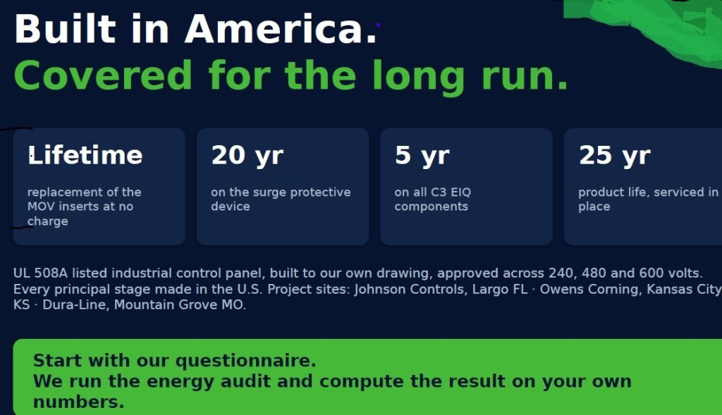 C3 EIQ Power Smoother autosensing energy intelligence