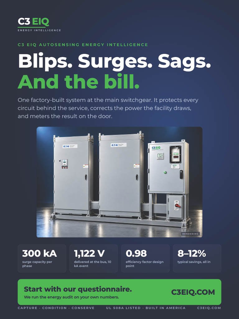 C3 EIQ Autosensing Energy Intelligence for power smoothing